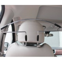 Stainless Steel Car Hangers Iron & Pp Car Seat Coat Hanger