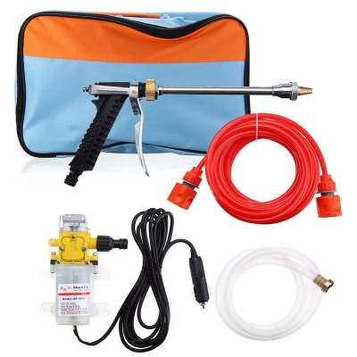 Portable high pressure 12V car washing tool kit washer machine