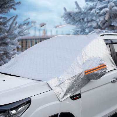 Universal portable waterproof sunshade car vehicle windscreen ice snow cover