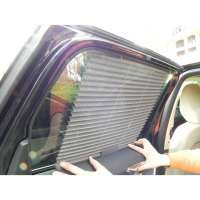 car Side window sun shade fabric Scalable and foldable sun shade for car